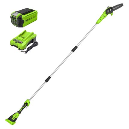 40V 8" Cordless Battery Pole Saw w/ 2.0 Ah Battery & Charger